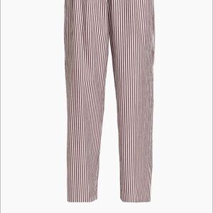 NWT rag & bone  chocolate mini stripe cotton  pants size S
